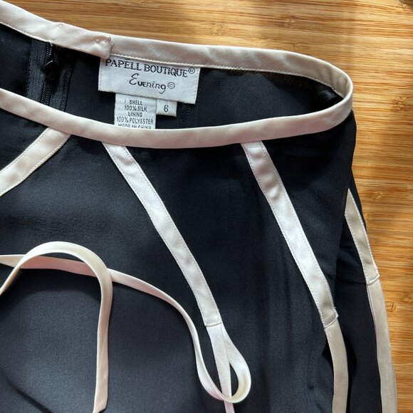 Pappel Boutique Evening silk skirt, size 6 - Picture 3 of 9